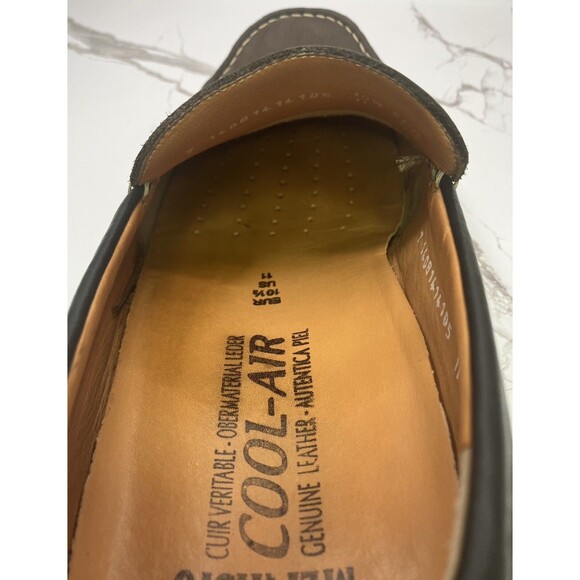 Mephisto Baduard Men’s Loafer Cool-Air Brown Nubuck/ Black Leather Sz 11 EUC main image 6